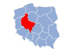 Location within Poland