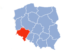 Location within Poland