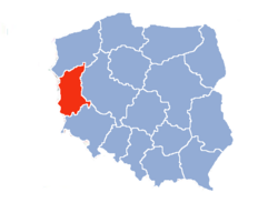 Location within Poland