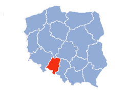 Location within Poland