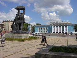 Skyline of Karaganda