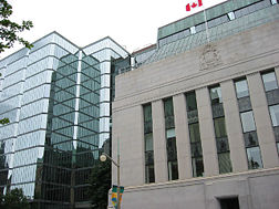 The Bank of Canada Building in Ottawa.