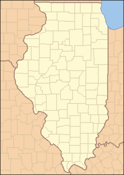 Location of Kankakee within Illinois