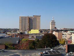 none Center City, dominated by the convention center hotel tower