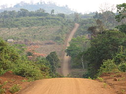 none Road in rural Ratanakiri