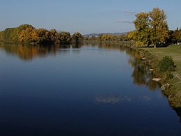 none The Váh near Piešťany.