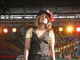 M.I.A. at the Siren Music Festival in July 2007