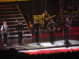 NKOTB in concert, November 2008