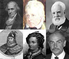 Six famous Scots