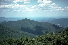 none The Appalachians in North Carolina.