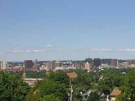 A view of the Downtown Syracuse skyline