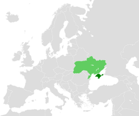 Location of Crimea