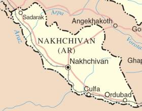 Location of Nakhchivan