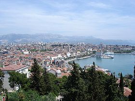 Split, as seen from Marjan hill