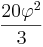 \frac{20\varphi^2}{3}