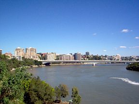 Captain Cook Bridge from Kangaroo Point Lookout