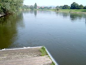 The Weser near Bad Oeynhausen.