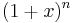 (1+x)^n