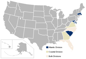 Atlantic Coast Conference locations