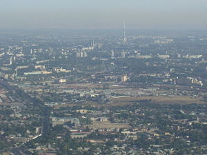 Aerial view of Tashkent