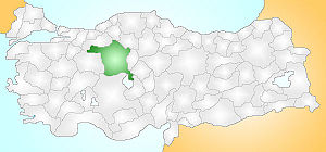 Location of Ankara Province