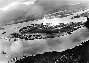 Attack on Pearl Harbor Japanese planes view.jpg