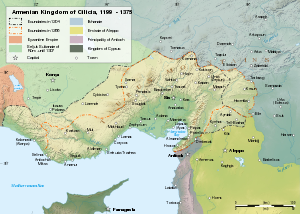 Location of Cilicia