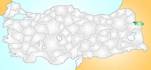 Location of Iğdır Province