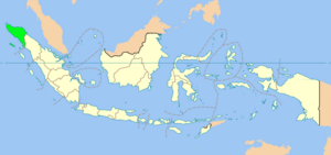 Locator map of Aceh