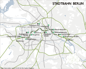 Strecke der Berlin Stadtbahn