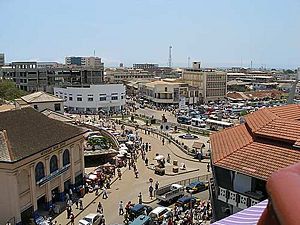 Skyline of Accra