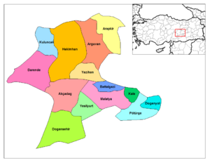 Malatya districts.png