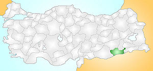 Location of Mardin Province