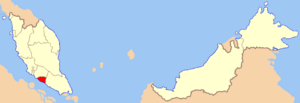 Location of Malacca