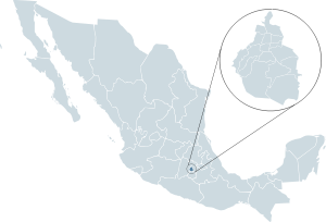 Location of Mexico City