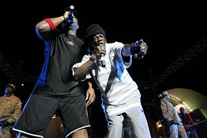 Public Enemy performing in 2007 at the Canary Islands.