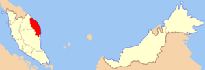 Location of Terengganu