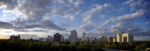 Downtown Winnipeg as seen looking north