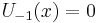 U_{-1}(x) = 0\,\!