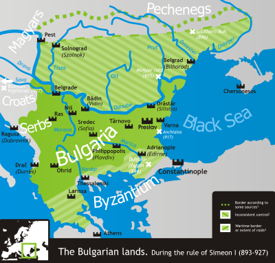 Location of Bulgaria