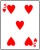 Playing card heart 5.svg