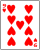 Playing card heart 9.svg