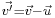 \scriptstyle{\vec{v'} = \vec{v} - \vec{u}}