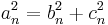 a_n ^2 = b_n ^2 + c_n ^2