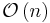 \mathcal{O}\left( n \right)