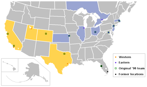 Major League Soccer Map 2008 Season.PNG