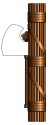 Drawing of a Roman "fasces lictoriae", from whose name "fascism" is derived