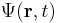 \Psi(\mathbf{r},t)