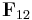  \mathbf{F}_{12} 