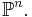 \mathbb{P}^n.